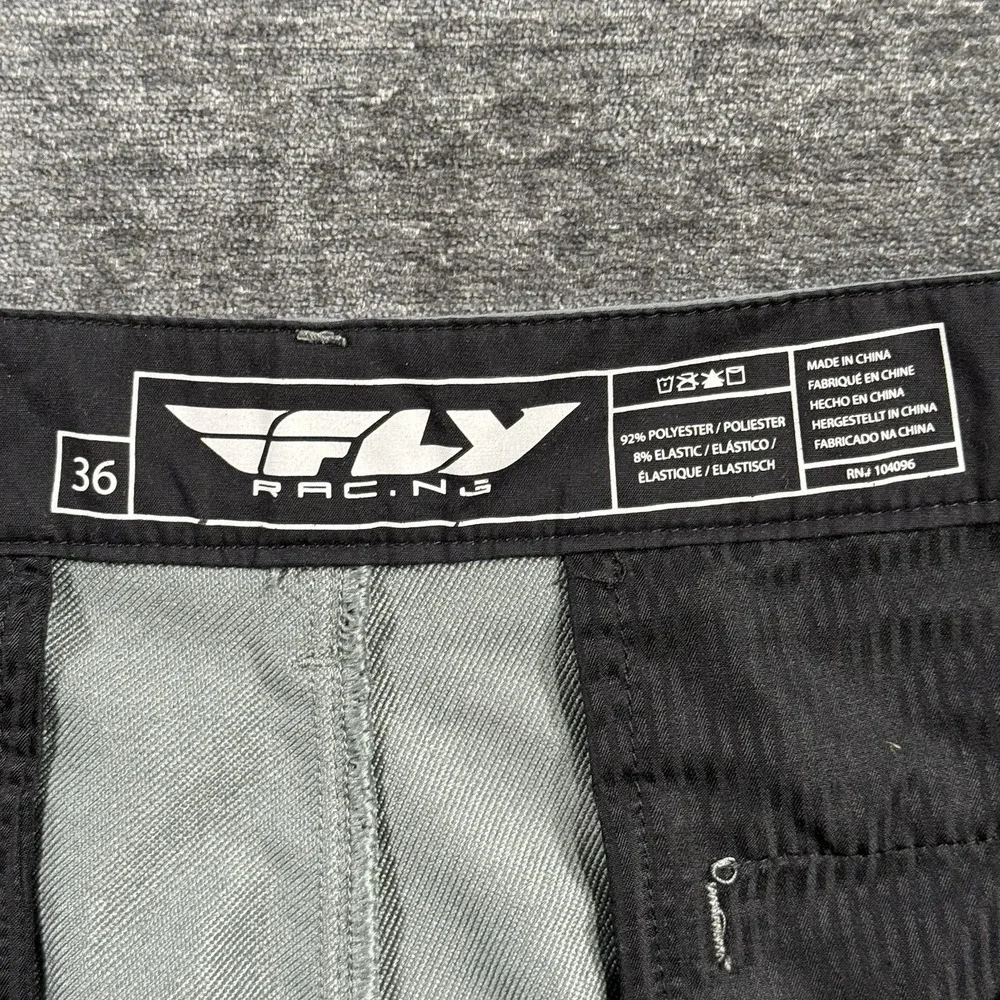 Fly Racing Freelance Men's Chino Shorts Size‎ 36 Gray Stretch Polyester MTB